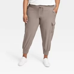 Women's Stretch Woven Tapered Cargo Pants - All In Motion™ -Style Haven Shop GUEST bd8b68f8 b7bb 441c 8f2b 2c49afef597c