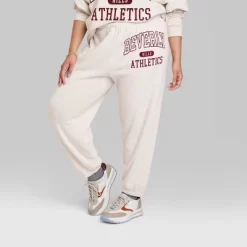 Women's Ascot + Hart Beverly Hills Graphic Joggers - Beige