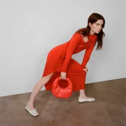 Women's Long Sleeve Cut-Out Draped Midi Dress - Future Collective™ With Reese Blutstein -Style Haven Shop GUEST bfef3a4c 8557 4e79 b0f7 b300ab1488b2