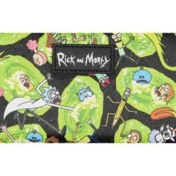 Rick And Morty Wallet Portals And Characters Faux Saffiano Zip Closure Wallet Multicoloured -Style Haven Shop GUEST c018168f d1c5 4c05 a9f1 fbfbabac2387