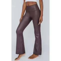 90 Degree By Reflex Interlink High Shine Cire Elastic Free V-Back Flared Leg Yoga Pants -Style Haven Shop GUEST c0994056 4b73 4a8a 9e48 43dddf808586