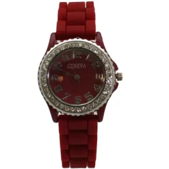 Olivia Pratt Every Day Thin Band Silicone And Rhinestones Colorful Women Watch -Style Haven Shop GUEST c236aca8 a029 4289 9d13 274cef4ef793