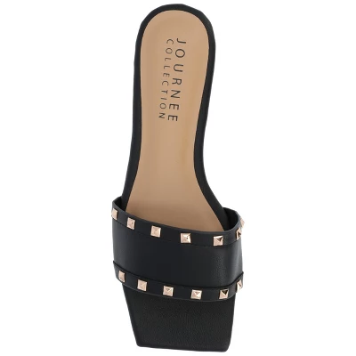 Journee Collection Womens Treena Tru Comfort Foam Slip On Slide Flat Sandals 5 Journee Collection Womens Treena Tru Comfort Foam Slip On Slide Flat Sandals - Image 3