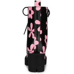 Allegra K Women's Printed Platform Round Toe Lace Up Block Heel Combat Boots -Style Haven Shop GUEST c476ffcb 4656 42e1 b2a1 fc8e9b15ccbe