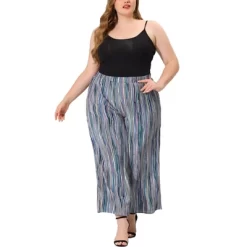 Agnes Orinda Women's Plus Size Boho Palazzo Lounge Wide Leg Pants With Elastic Waist And Stripe 19 Agnes Orinda Women's Plus Size Boho Palazzo Lounge Wide Leg Pants With Elastic Waist And Stripe -Style Haven Shop GUEST c47c086d 3e68 40f3 8d1e f69cf2b3e7f4