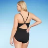Women's Shirred Front Keyhole Back High Coverage One Piece Swimsuit With Tummy Control - Kona Sol™ -Style Haven Shop GUEST c4fb4ef1 9273 420a a62a 5a2790df8c10