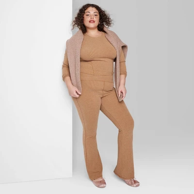 Women's Ribbed Flare Leggings - Wild Fable™ 6 Women's Ribbed Flare Leggings - Wild Fable™ - Image 4