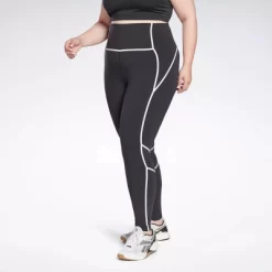 Reebok Lux High-Waisted Colorblock Tights (Plus Size) Womens Athletic Leggings -Style Haven Shop GUEST c6c39beb 74e5 49e0 a4a4 57986922addb