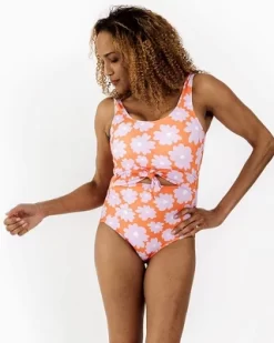 Lime Ricki Women's Daphne Knotted One-Piece -Style Haven Shop GUEST c8885928 5242 415e ac65 8c80d9ba3853