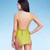 Women's Ring Front Cut Out One Piece Swimsuit - Wild Fable™ Green -Style Haven Shop GUEST c8d4c4ba b6a5 4a01 9ada 60ac84bc7f1d