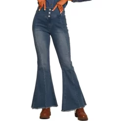 Allegra K Women's Bell Bottom High Rised Classic Flared Denim Pants 13 Allegra K Women's Bell Bottom High Rised Classic Flared Denim Pants -Style Haven Shop GUEST c91971a6 0f8c 4cfc 8a28 23ed110ddcc7