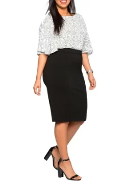 ELOQUII Women’s Plus Size The Ultimate Stretch Suit Pencil Skirt -Style Haven Shop GUEST c929b1d0 5c33 4bdb 9d62 03ad68a49952