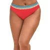 Swimsuits For All Women’s Plus Size Mentor Ribbed High Waist Bikini Bottom