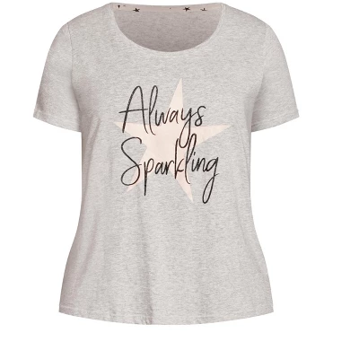 Women's Plus Size Always Sleep Set - Gray | EVANS 4 Women's Plus Size Always Sleep Set - Gray | EVANS - Image 2