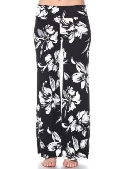 Women's Flower Printed Palazzo Pants - White Mark -Style Haven Shop GUEST ccb590f2 f903 43df b23f 7882d3d0c0f5