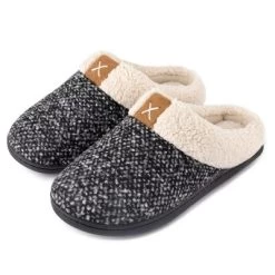 RockDove Women's Collar Memory Foam Slide Slipper -Style Haven Shop GUEST ccc05207 192e 48ed 86f9 4f7a26d2cbdb