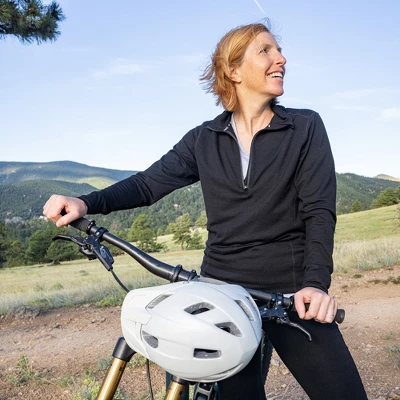 Minus33 Merino Wool Micro Weight - Women's Wool 1/4 Zip Woolverino 7 Minus33 Merino Wool Micro Weight - Women's Wool 1/4 Zip Woolverino - Image 5