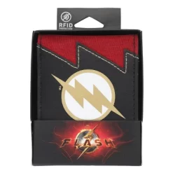 The Flash Movie Logo Men's Bifold Wallet -Style Haven Shop GUEST cec4ddf6 3673 44fc a8d1 adc4db8b1f25