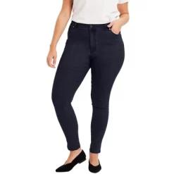 June + Vie By Roaman's Women’s Plus Size Curvie Fit Skinny Jeans