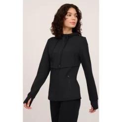 90 Degree By Reflex Womens Wonderlink Fleece Lined Arctic Blast Hooded Jacket