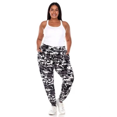 Plus Size Camo Harem Pants - White Mark 7 Plus Size Camo Harem Pants - White Mark - Image 5