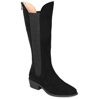 Journee Collection Womens Celesst Tru Comfort Foam Stacked Heel Knee High Boots 11 Journee Collection Womens Celesst Tru Comfort Foam Stacked Heel Knee High Boots - Image 9