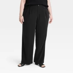 Women's High-Rise Relaxed Fit Full Length Baggy Wide Leg Trousers - A New Day™ -Style Haven Shop GUEST d3a1c81d 9228 49b1 9990 99f55814bd88