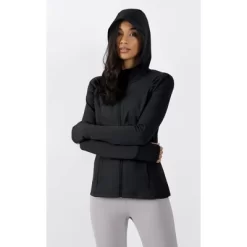 Yogalicious - Women's Slim Fit Hooded Track Jacket