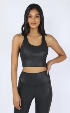 90 Degree By Reflex Womens Wonderlink Liquid Disco Foil Print Longline Racerback Warrior Bra -Style Haven Shop GUEST d64d0058 c374 4868 9dcb 955b481481bf