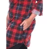 Women's Plus Size Piper Stretchy Plaid Tunic With Pockets - White Mark -Style Haven Shop GUEST d683469a d607 4257 8de4 d50d078e703c