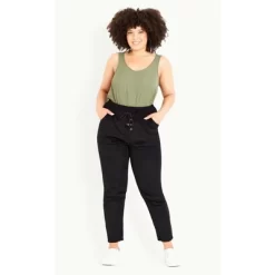 Women's Plus Size Walk On By Trouser - Black | EVANS 12 Women's Plus Size Walk On By Trouser - Black | EVANS -Style Haven Shop GUEST d6cad420 c501 4ec8 8cdf 26605c4bda5d