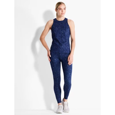 NIC + ZOE Spotted Blues Flexfit Full Length Legging 7 NIC + ZOE Spotted Blues Flexfit Full Length Legging - Image 5