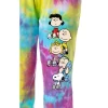 Peanuts Womens' Snoopy Charlie Brown Characters Sleep Jogger Pajama Pants Multicolored