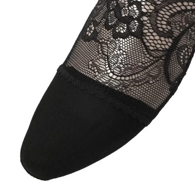 Unique Bargains Women Nylon Cotton Anti-Slip Breathable Lace Socks 6 Pairs 6 Unique Bargains Women Nylon Cotton Anti-Slip Breathable Lace Socks 6 Pairs - Image 4