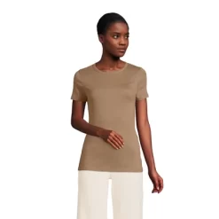 Lands' End Women's Cotton Rib Short Sleeve Crewneck T-shirt 33 Lands' End Women's Cotton Rib Short Sleeve Crewneck T-shirt -Style Haven Shop GUEST d971249f fd99 4f98 8588 37ddcc0d7e67