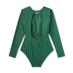 Women's Long Sleeve One Piece Swimsuit - Kona Sol™ Green 12 Women's Long Sleeve One Piece Swimsuit - Kona Sol™ Green -Style Haven Shop GUEST d9c64b60 6357 4464 8fd5 0883566247ab