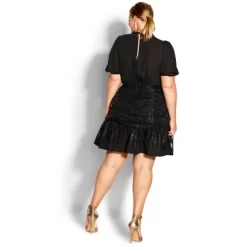 Women's Plus Size Harmony Dress - Black | CITY CHIC