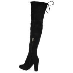 Journee Collection Womens Maya Block Heel Over The Knee Boots -Style Haven Shop GUEST de4f5250 1415 44d9 a9c0 aa102c1902f5