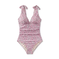 Women's Shoulder Tie Full Coverage One Piece Swimsuit - Kona Sol™ Multi -Style Haven Shop GUEST deb992d8 566a 4dab aab4 8f65d62fad46