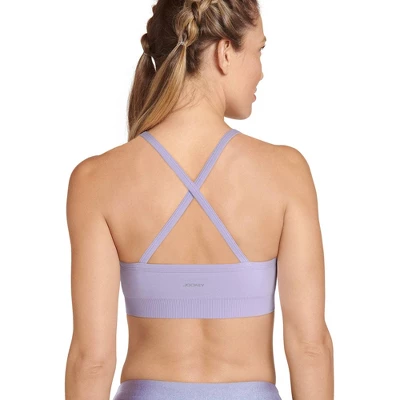 Jockey Women's Seamfree Mid Impact Crossback Cami Strap Sports B 3 Jockey Women's Seamfree Mid Impact Crossback Cami Strap Sports B