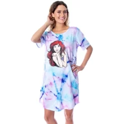Disney Princess Women's Little Mermaid Ariel Tie Dye Nightgown Sleep Shirt -Style Haven Shop GUEST e0a410db a44d 4930 9143 23a503e60b37