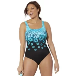 Swimsuits For All Women’s Plus Size Chlorine Resistant Tank One Piece Swimsuit -Style Haven Shop GUEST e1605039 9725 4dc0 be15 6c0ee8f5efb2