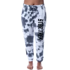 Star Trek Womens' Logo Title Icon TV Show Sleep Jogger Pajama Pants Multicolored -Style Haven Shop GUEST e2840ebf 668c 4dc7 9554 8a89d2a08302
