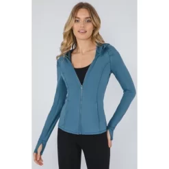 Yogalicious - Women's Slim Fit Hooded Track Jacket 32 Yogalicious - Women's Slim Fit Hooded Track Jacket -Style Haven Shop GUEST e2b1ba80 6c81 48c6 aba0 82fb05866144