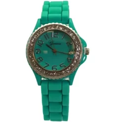 Olivia Pratt Every Day Thin Band Silicone And Rhinestones Colorful Women Watch -Style Haven Shop GUEST e3b5b4ec be12 4557 9698 61c3cdc96278