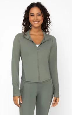 Yogalicious Womens Lux Streamline Interlink Ribbed Contour Insert Full Zip Performance Jacket With Pockets -Style Haven Shop GUEST e3dc7458 910a 406b b4e1 954eb3a9f981