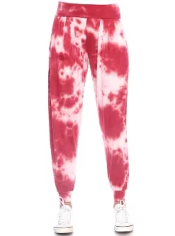Women's Tie Dye Harem Pants With Pockets - White Mark -Style Haven Shop GUEST e4022e93 9761 4062 b8fd 77ab027e664c