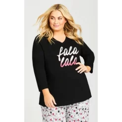 Women's Plus Size Falala Sleep Top - Black | AVENUE 13 Women's Plus Size Falala Sleep Top - Black | AVENUE -Style Haven Shop GUEST e47b3d06 7615 483e 8878 5cfb4adf1fb7