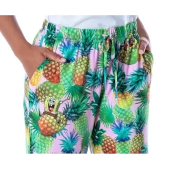 Nickelodeon Womens' SpongeBob SquarePants Pineapples Sleep Pajama Pants Pink -Style Haven Shop GUEST e5c86696 f96b 4a1d 94a2 4d3c69481206