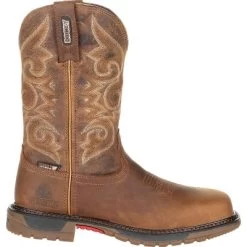 Rocky Boots Rocky Original Ride FLX Women's Brown Composite Toe Waterproof Western Boot -Style Haven Shop GUEST e68b554a 75aa 45fa a295 2c30ba5786be
